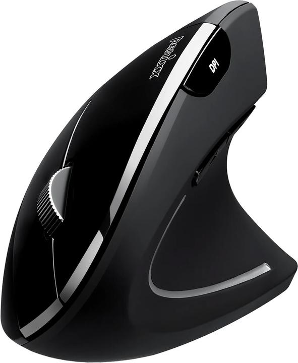 Produktbild Perixx PERIMICE-813, ergonomische Multi-Device Maus, schnurlos, schwarz (Kabellos)
