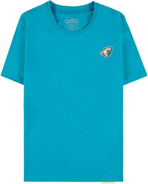 Produktbild Difuzed Pokemon - Pixel Snorlax - Men's Short Sleeved T-shirt - L (L)