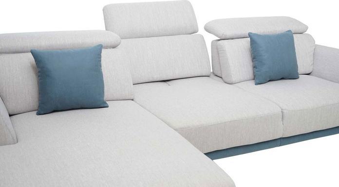 Produktbild Swisshandel24 Sofa, Couch Ecksofa L-Form, Liegefläche Nosagfederung Taschenfederkern Teppich verstellbar links, he