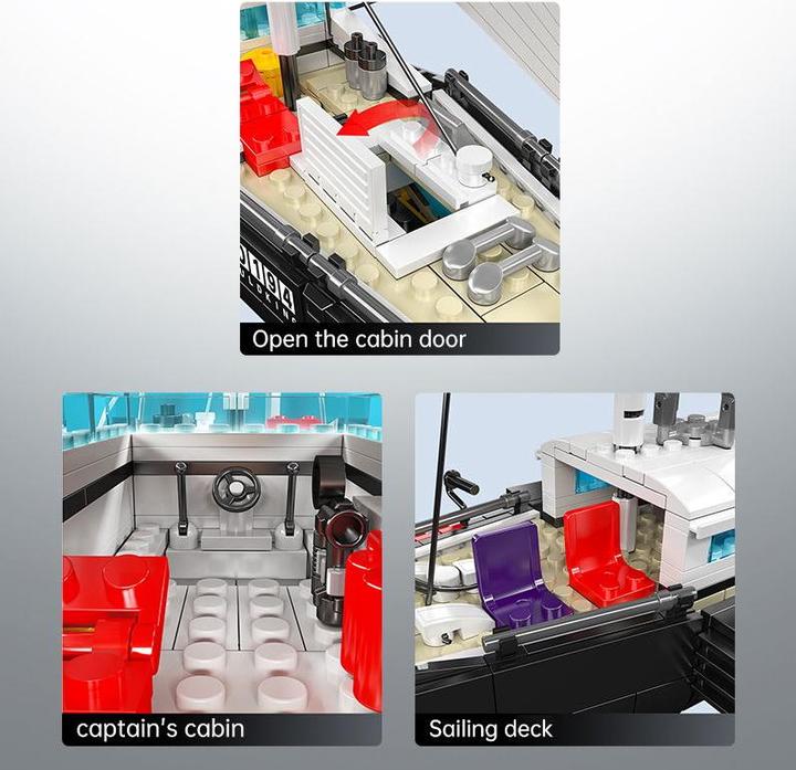 Produktbild Mould King Modernes Zweimast-Segelboot