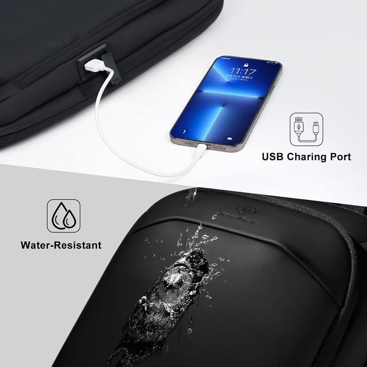 Image du produit Heroic Knight Laptop-Reiserucksack 17 Zoll mit USB-Anschluss