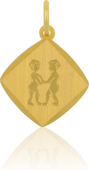 Muau Zwillinge (750/18K Gelbgold)