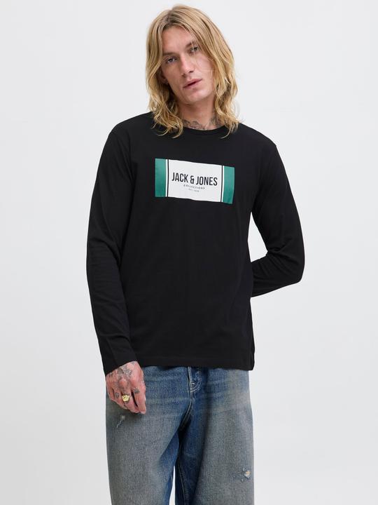 Produktbild Jack & Jones Logo Langarm-T-Shirt Langarm-T-Shirt (S)