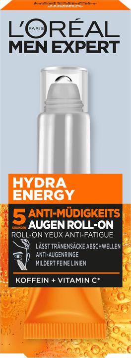 Actual product image L'Oréal Paris Roll on anti-fatigue pour les yeux Hydra Energy roll on (Gel, 10 ml, Day + Night)