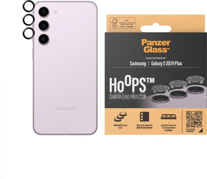 Actual product image PanzerGlass Hoops Camera Lens Protector (1 Piece, Samsung Galaxy S24+)