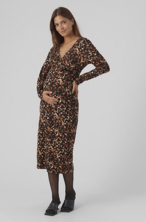 Image du produit Mamalicious MLALVA TESS LS JRS MIDI DRESS 2F A. Robe (S)