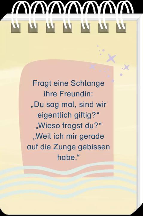 Produktbild Die lustigsten Tierwitze für Kinder (Deutsch, Jutta Wetzel, 2023)
