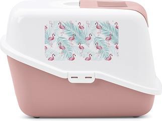 Produktbild Savic Kattenbak Nestor Impression Flamingo Roze / Wit (Katzenklo offen)