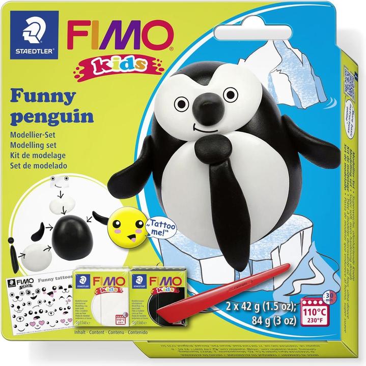 Fimo Modelliermasse ® Kids ® Pinguin
