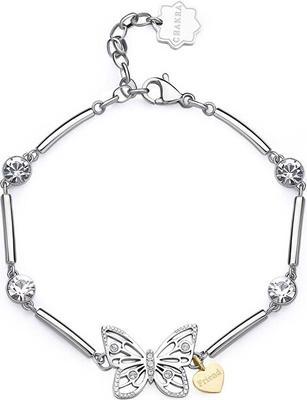 Produktbild Brosway Charming Bicolor Bracelet With Butterfly Chakra Crystals Bhkb170