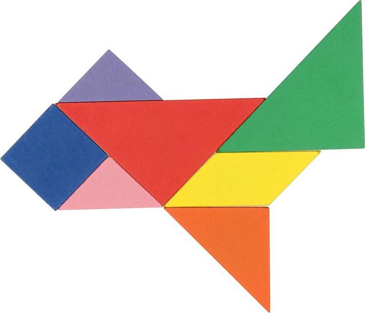 Produktbild Holz-Tangram-Puzzle, 7-tlg.