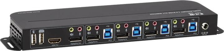 Actual product image Eaton 4-Port DisplayPort/USB KVM Switch 4K 60Hz HDR HDCP 2.2 IR DP 1.4 USB Sharing