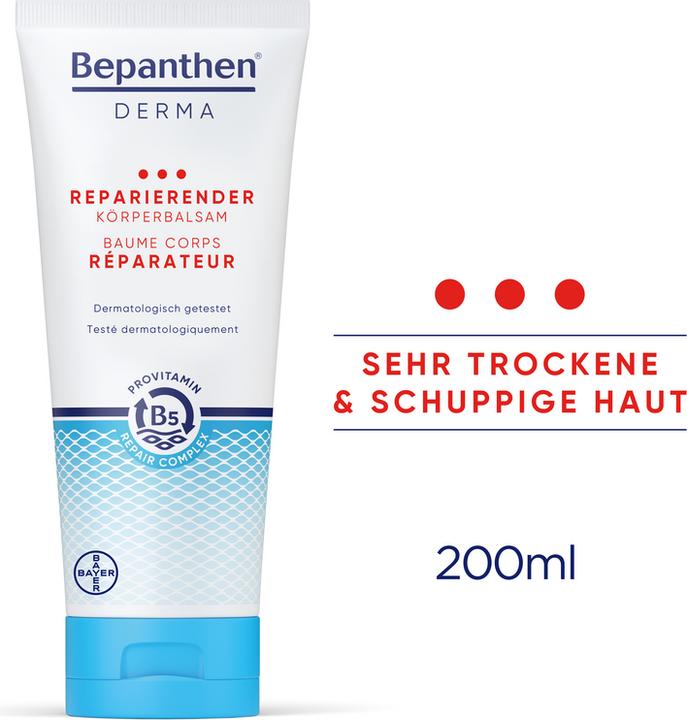 Bepanthen Derma Reparierender Körperbalsam (Körpercreme, 200 ml)