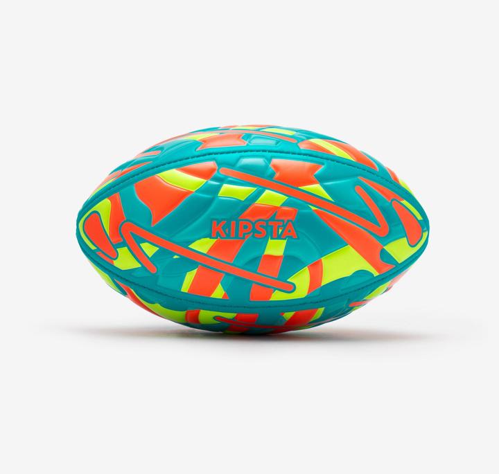 Kipsta Beach-Rugbyball City Medium - R100 blau/orange