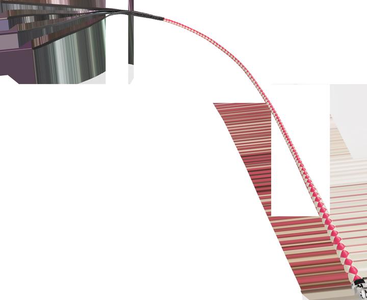 Immagine prodotto Rise 120cm Bull Whip - Pink/White
