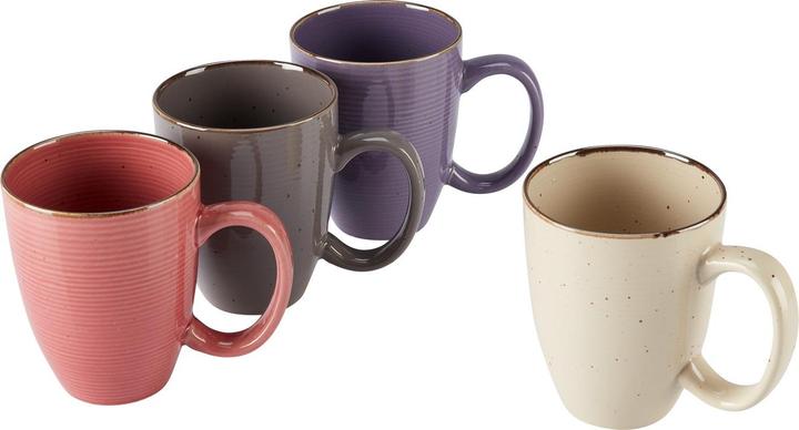 Angela Bruderer Tassen-Set «Natur», 4er-Set (410 ml, 4 x)