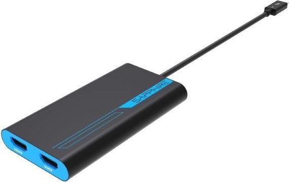 Actual product image Sapphire Thunderbolt 3 To Dual HDMI (0.11 m)