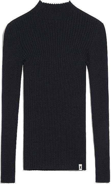 Armedangels Alaania Pullover Stand-Up Collar Black