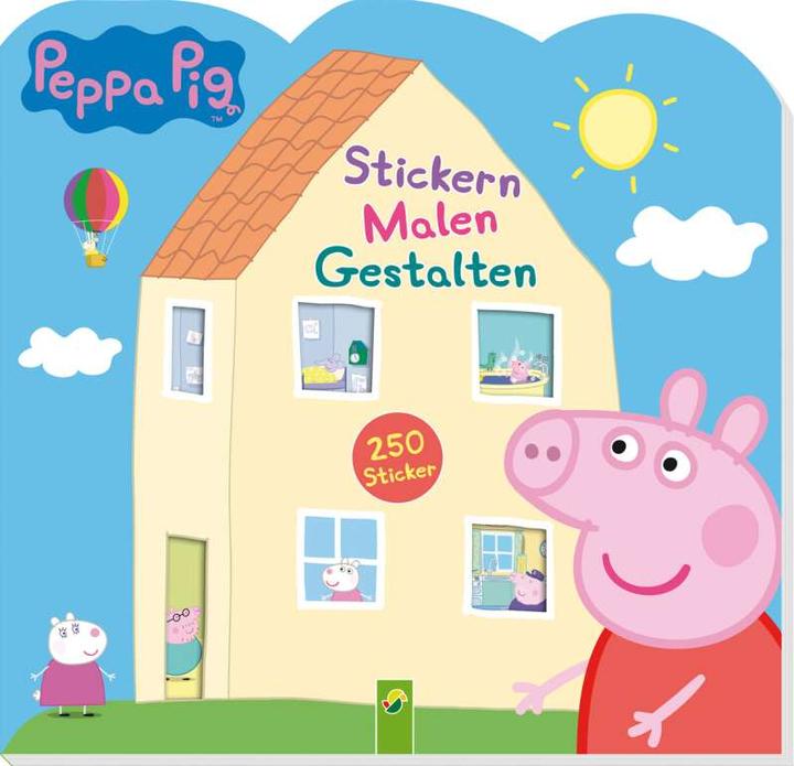 Peppa Pig Stickers Pittura Design