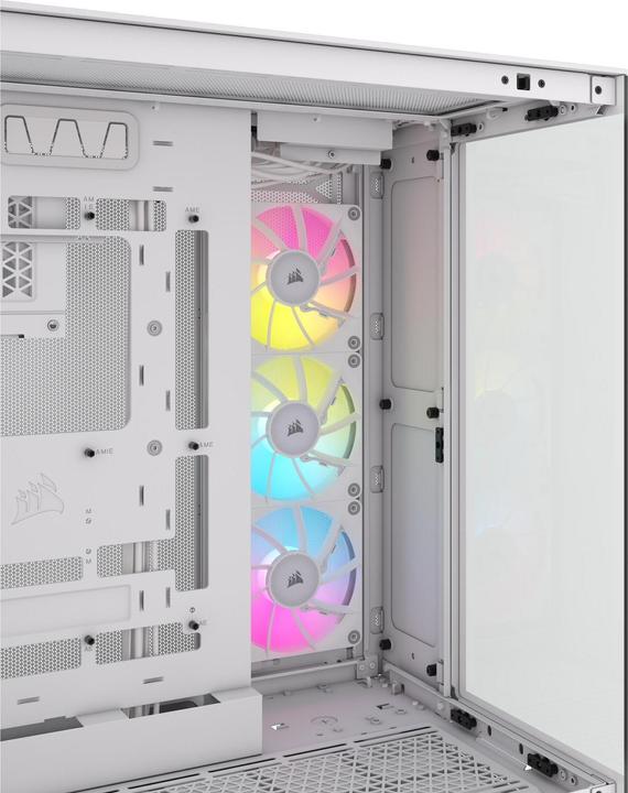 Actual product image Corsair Case iCUE 6500X RGB Midi TG white (mATX, Mini-ITX, ATX)