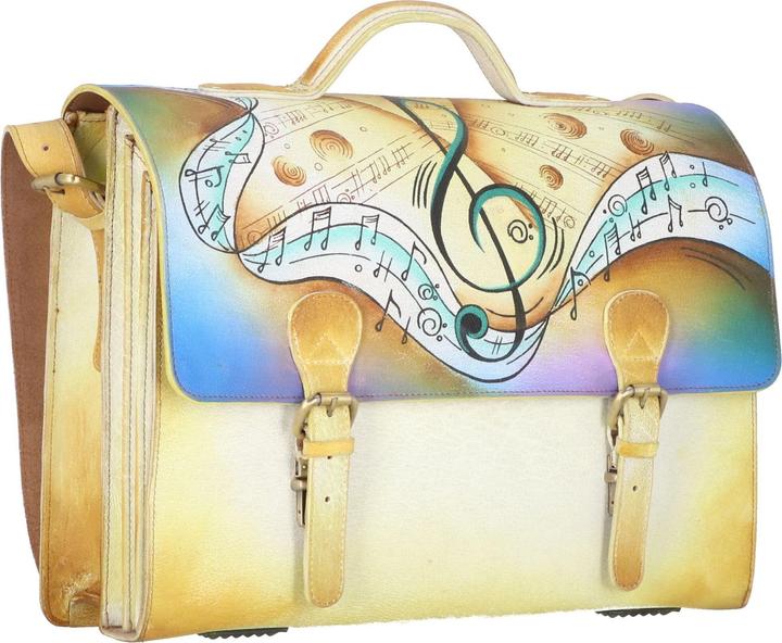 Image du produit Greenland Nature Art+Craft Porte-documents en cuir 41 cm Compartiment pour ordinateur portable