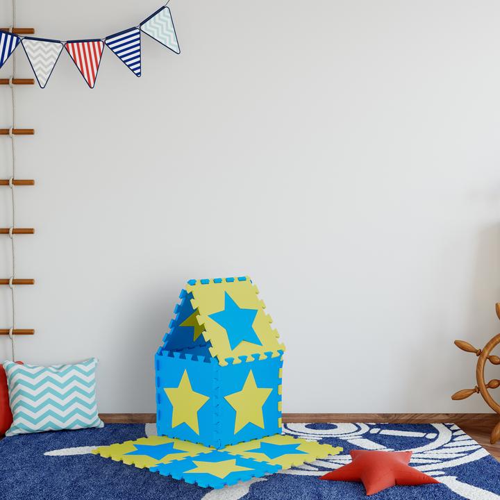 Actual product image Relaxdays Puzzle mat stars (32 x 32 x 1 cm)