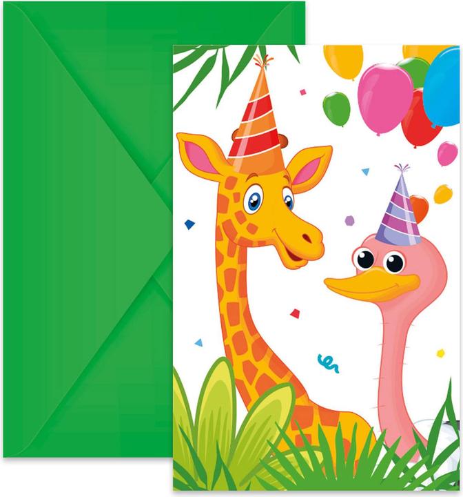 Actual product image Magni Invitation Card Djungle 6s FSC Mix (1 pcs.)