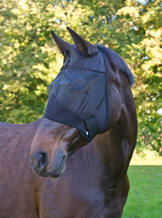 Productafbeelding Kerbl Vliegenmasker pony met ooruitsparing zonder neusroes.