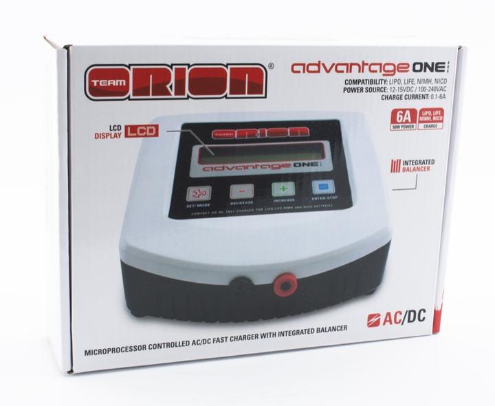 Actual product image Team Orion Advantage ONE 406 AC/DC Charger CH version
