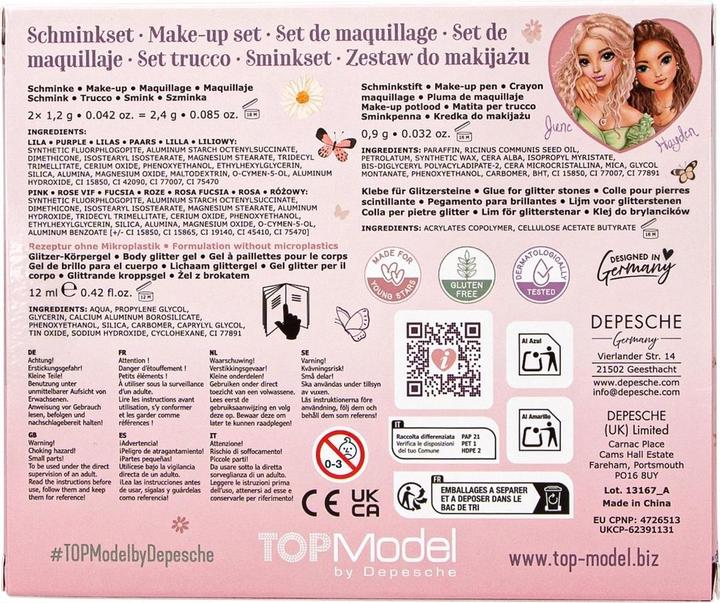 Nährwerte und Zutaten Top Model Topmodel - Make-up Set SUMMER FEELING - Rose-colored (413167)
