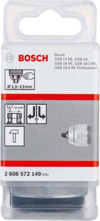 Productafbeelding Bosch Professional Zubehör Snelspanboorhouder verchroomd