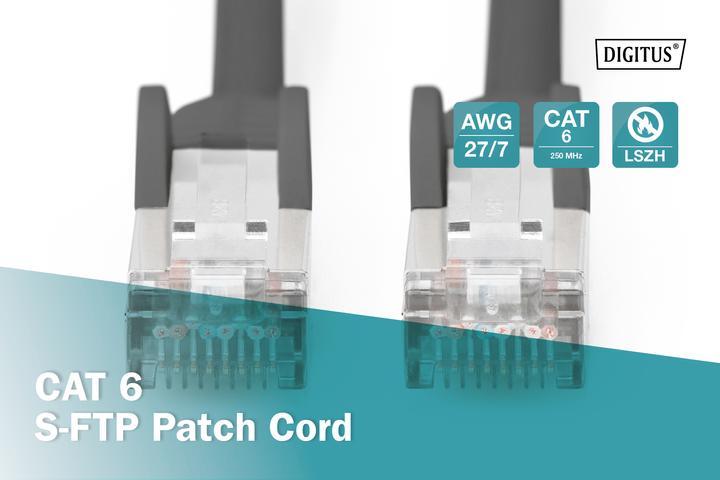 Produktbild Digitus Netzwerkkabel (S/FTP, CAT6, 3 m)