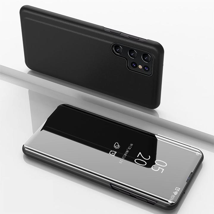 Image du produit Hurtel Back panel cover Clear View Case for Samsung Galaxy A56 Cover with Flip - Black (Samsung Galaxy A56)