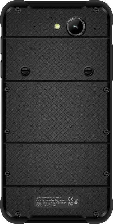 Actual product image Cyrus CS22 XA (16 GB, Black, 4.70", Dual SIM, 13 Mpx, 3G)