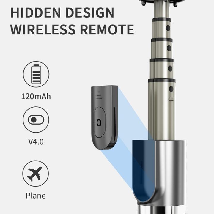 Image du produit Ueli Express Canne à selfie avec trépied intégré et télécommande 82cm