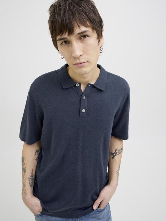 Actual product image Jack & Jones Jjeemil Knit Relaxed Polo Ss Sn (M)
