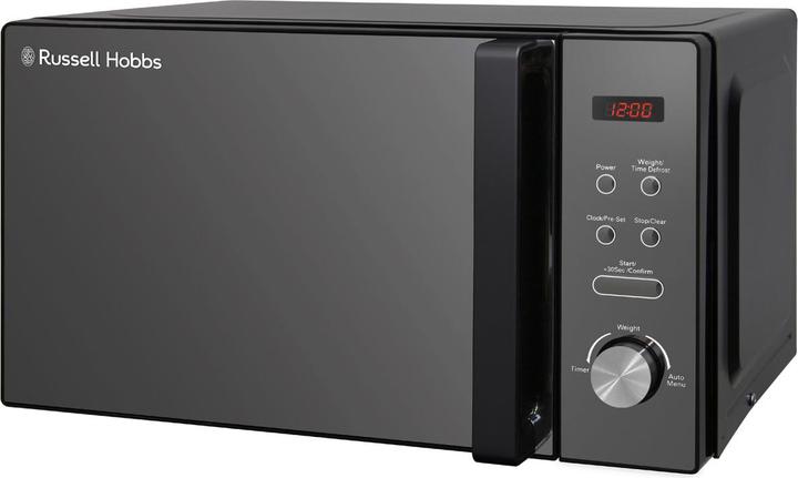 Russell Hobbs RHM2076B – 20-Liter-Digitale Mikrowelle, 800 W, Schwarz (CH-Stecker, 20 l)