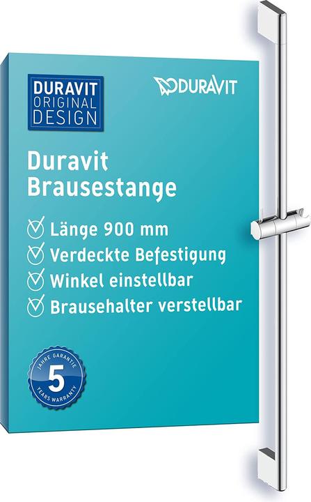 Actual product image Duravit Shower rail 900mm chrome