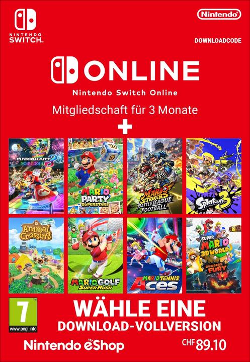 Immagine prodotto Nintendo Gioco completo Multi-software + Codice digitale NSO per 90 giorni (Switch)