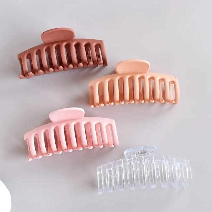 ASMI 4 Stück Haarspangen, Haarkrallen - Pastellfarben (4 Stk.)