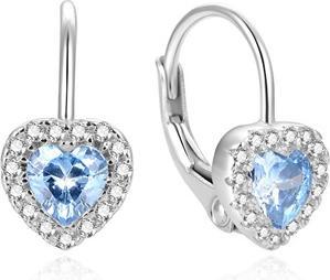 Actual product image Beneto Romantic earrings in the shape of hearts AGUC1272DL