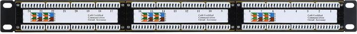 Actual product image Alantec Patchpanel UTP Cat.6 19 inch 1U 24xRJ45 LSA