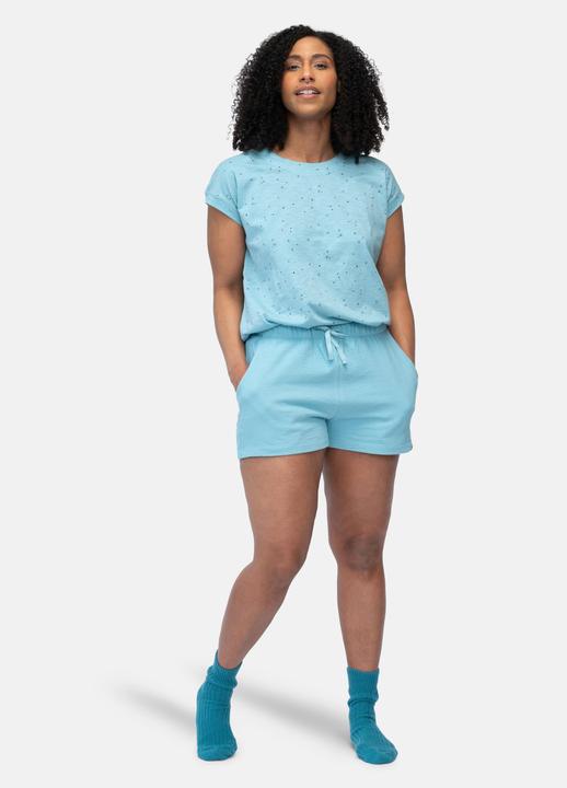 Actual product image greenjama Short in textured pattern (36)
