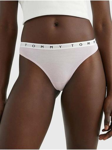 Immagine prodotto Tommy Hilfiger Mutandine perizoma donna 3P, Green Mal/French Orchid/Desert Sky, S (S, M)