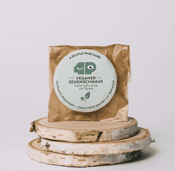 Produktbild 4peoplewhocare Feste Fusscreme - Veganer Zehenschmaus (Nachfüller) (Fussbad)