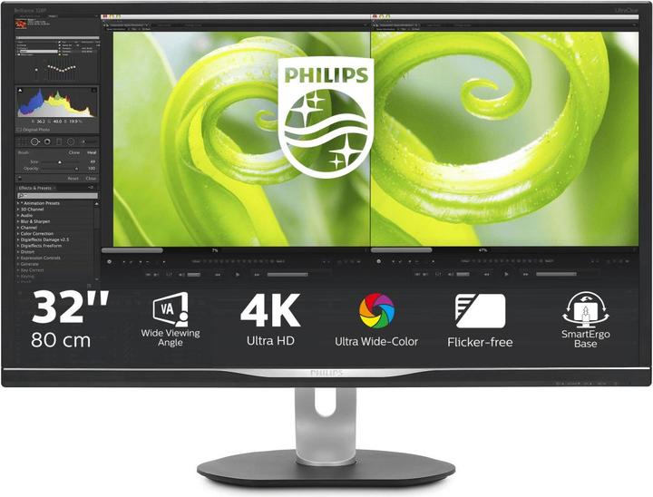 Actual product image Philips P-line 328P6VJEB (3840 x 2160 Pixels, 31.50")