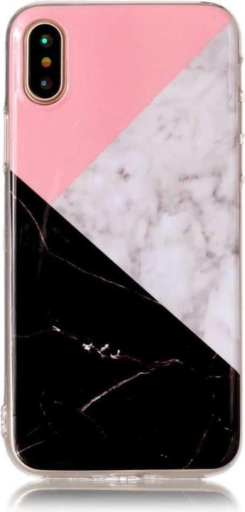 Produktbild Ueli Express iPhone XS / X Gummi Hülle TPU Marmor Optik BWP (Apple iPhone XS, Apple iPhone X)