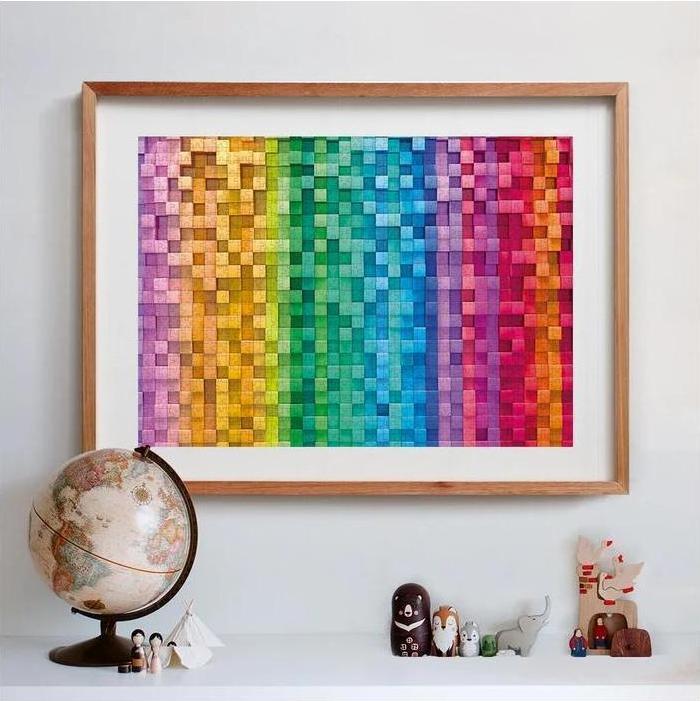 Actual product image Clementoni Puzzle 1500el spalva boom Pixele 31689 (1500 pieces)