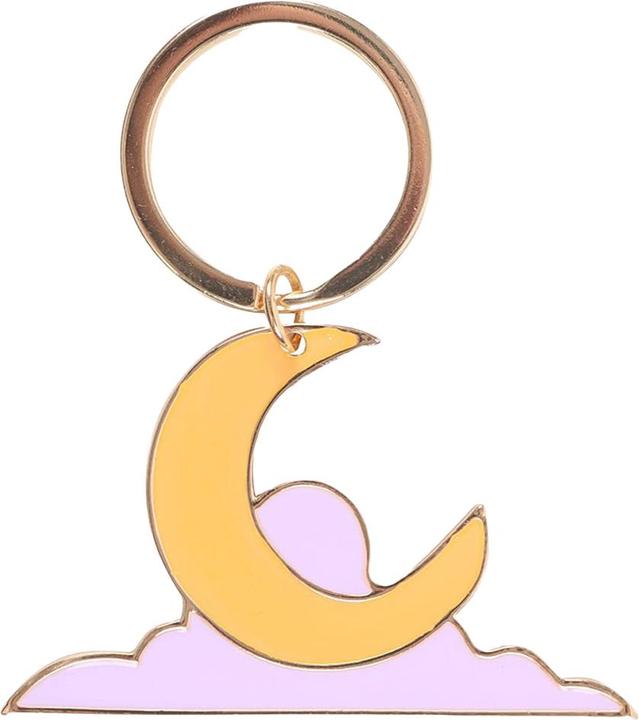 Actual product image Something Different Guided by Moonlight Enamel Keyring