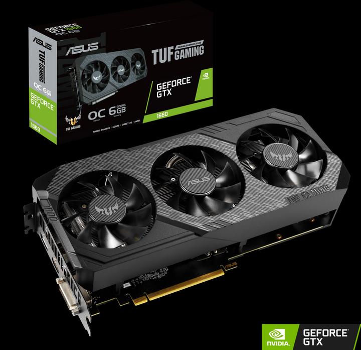 Produktbild ASUS GeForce TUF 3 GTX 1660 O6G GAMING (6 GB)